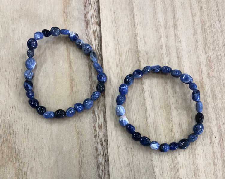 Pulsera Sodalita forma